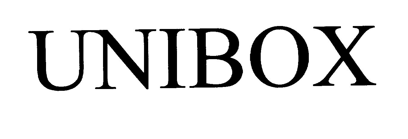 Trademark Logo UNIBOX