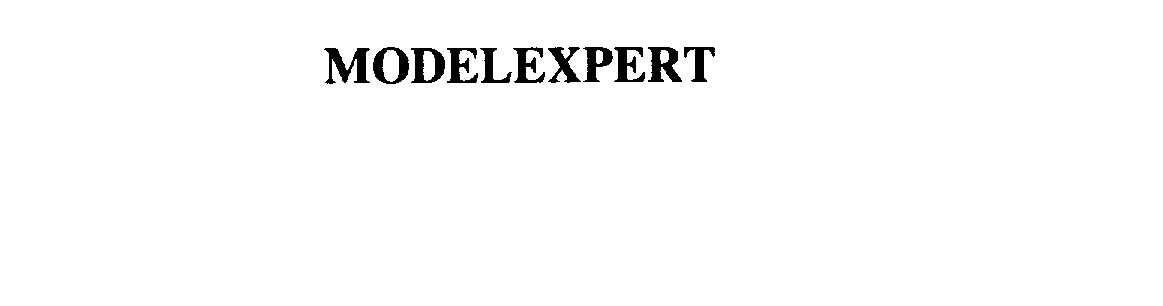 Trademark Logo MODELEXPERT