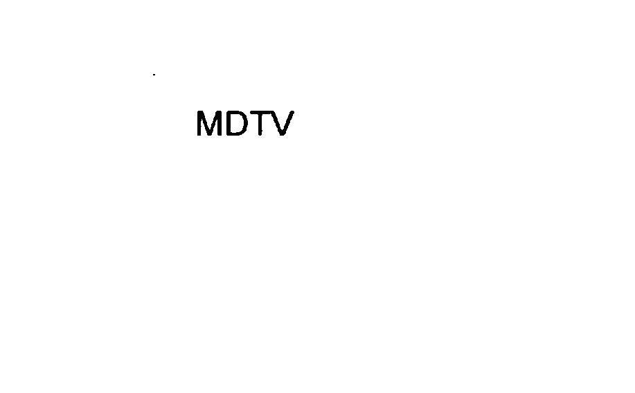Trademark Logo MDTV