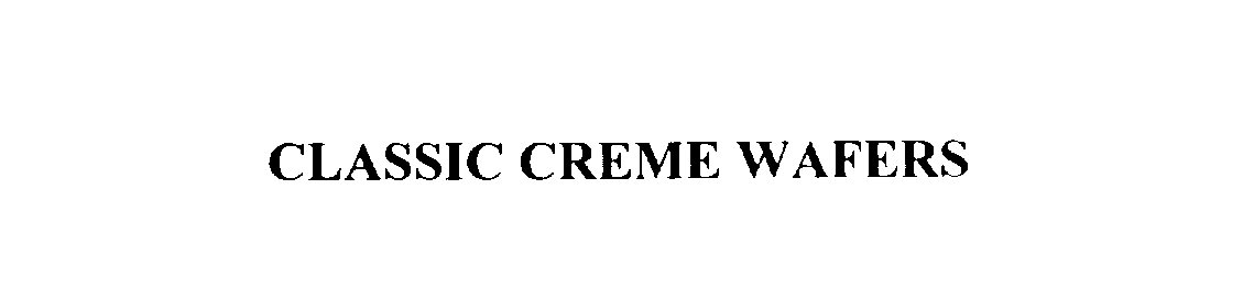 CLASSIC CREME WAFERS
