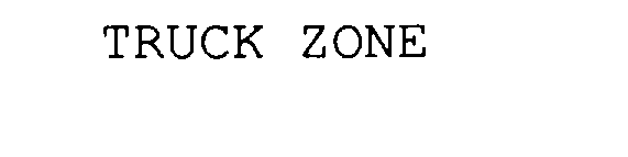 Trademark Logo TRUCK ZONE