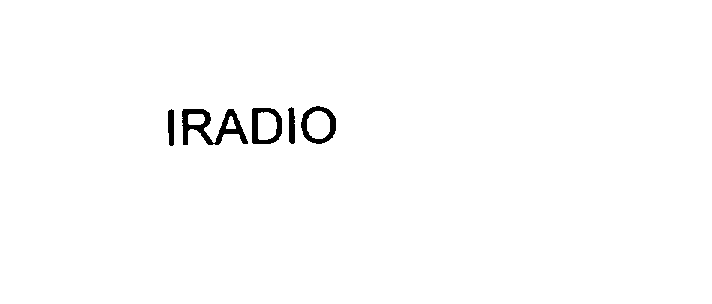 Trademark Logo IRADIO