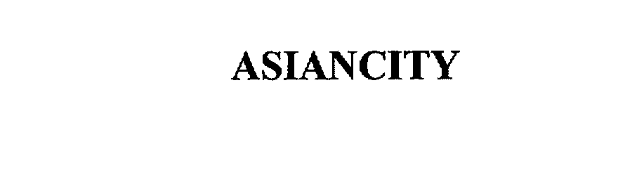 Trademark Logo ASIANCITY