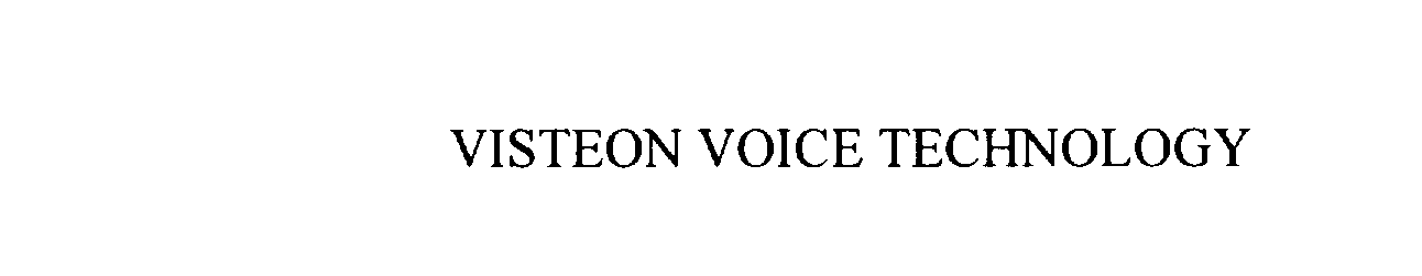  VISTEON VOICE TECHNOLOGY