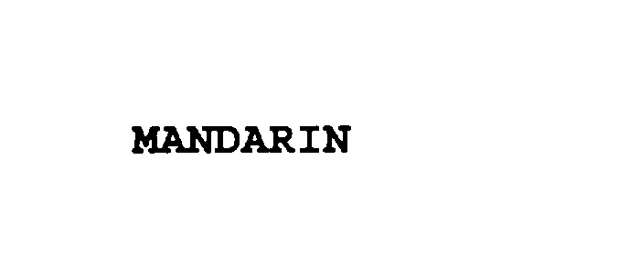 MANDARIN