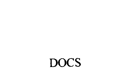 Trademark Logo DOCS