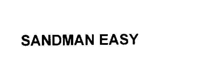 Trademark Logo SANDMAN EASY