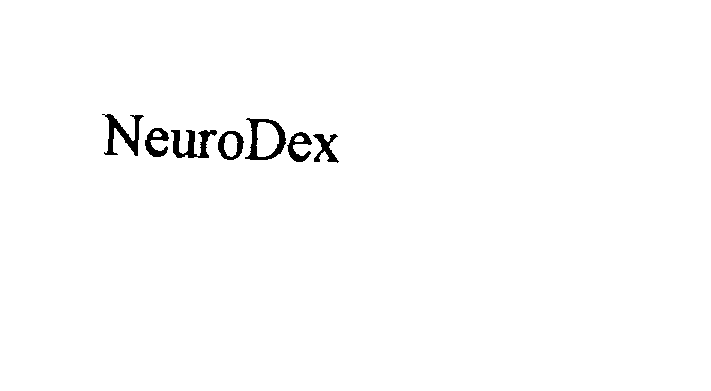 Trademark Logo NEURODEX