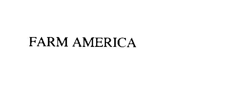 Trademark Logo FARM AMERICA