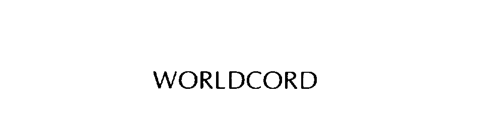 Trademark Logo WORLDCORD