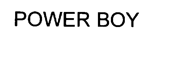 Trademark Logo POWER BOY
