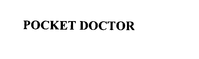 Trademark Logo POCKET DOCTOR