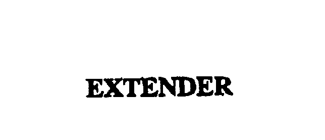 Trademark Logo EXTENDER