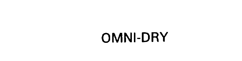 Trademark Logo OMNI-DRY