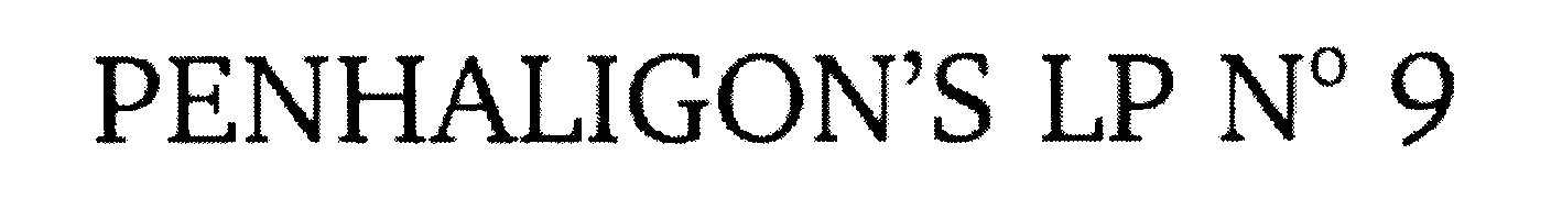 Trademark Logo PENHALIGON'S LP N 9
