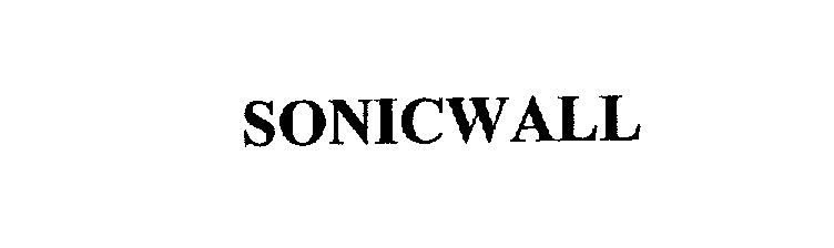 Trademark Logo SONICWALL