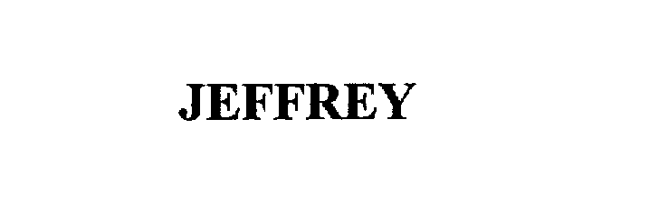 Trademark Logo JEFFREY