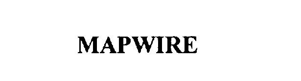 Trademark Logo MAPWIRE