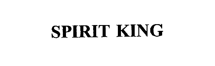 Trademark Logo SPIRIT KING