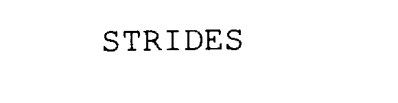 Trademark Logo STRIDES