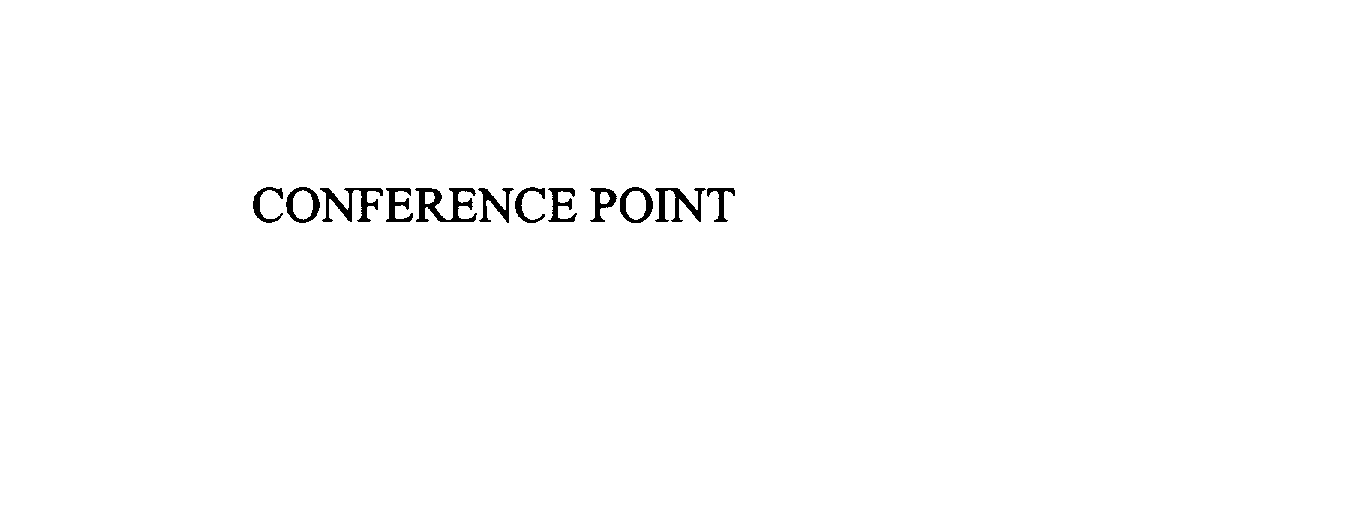 Trademark Logo CONFERENCE POINT