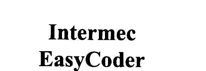 Trademark Logo INTERMEC EASYCODER