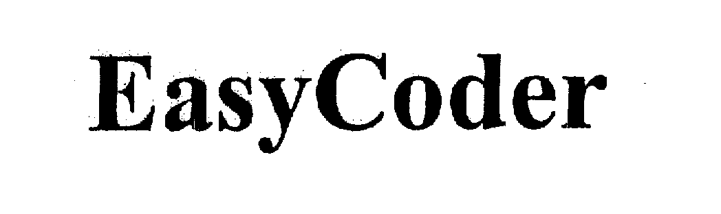 Trademark Logo EASYCODER