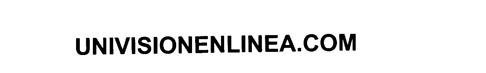 Trademark Logo UNIVISIONENLINEA.COM