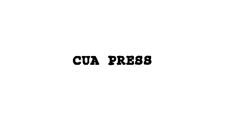  CUA PRESS