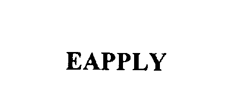 Trademark Logo EAPPLY