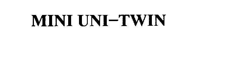 Trademark Logo MINI UNI-TWIN