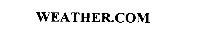 Trademark Logo WEATHER.COM