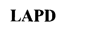 Trademark Logo LAPD