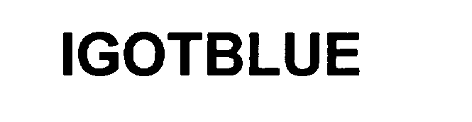 Trademark Logo IGOTBLUE