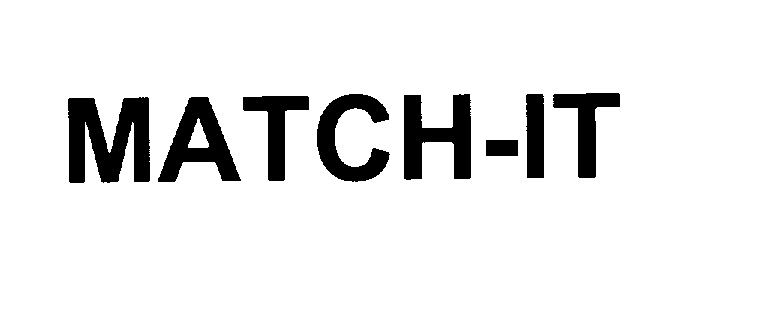 Trademark Logo MATCH-IT