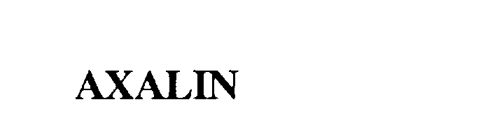 Trademark Logo AXALIN