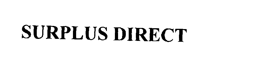 Trademark Logo SURPLUS DIRECT