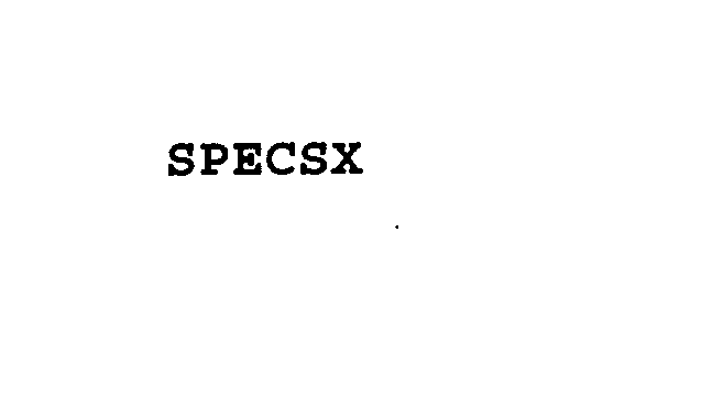  SPECSX