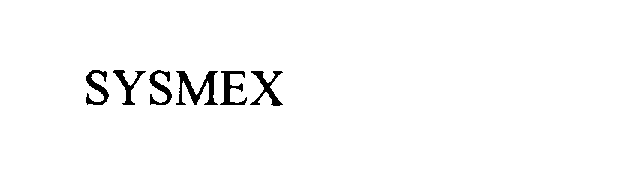 Trademark Logo SYSMEX