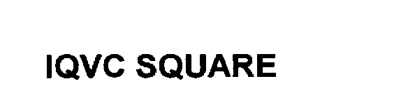 Trademark Logo IQVC SQUARE