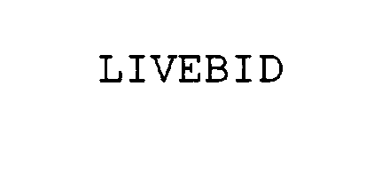 Trademark Logo LIVEBID