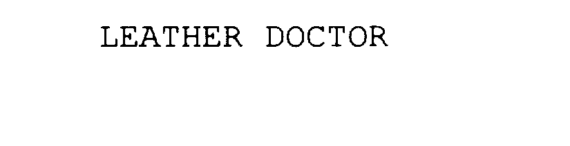  LEATHER DOCTOR