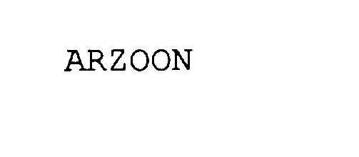 Trademark Logo ARZOON