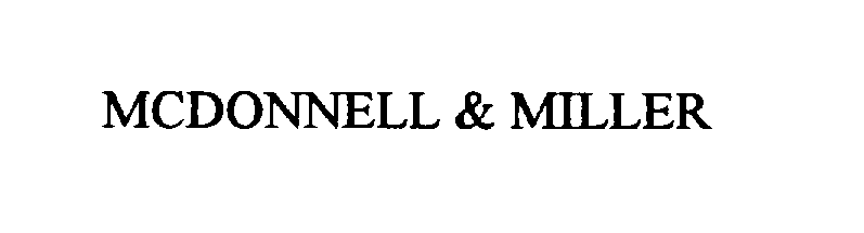 Trademark Logo MCDONNELL & MILLER