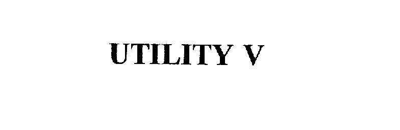  UTILITY V