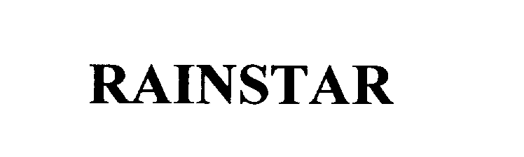 Trademark Logo RAINSTAR