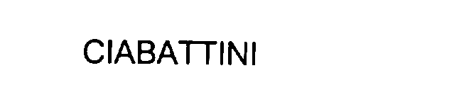  CIABATTINI