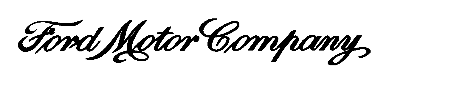 Trademark Logo FORD MOTOR COMPANY
