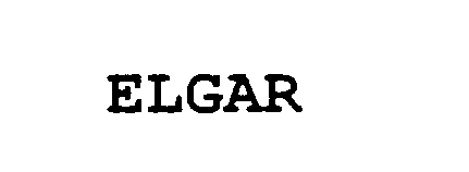 Trademark Logo ELGAR