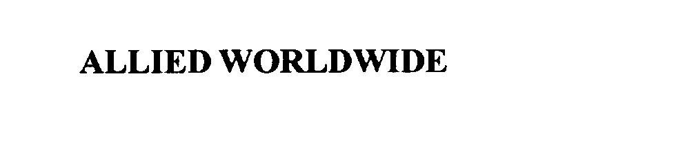 Trademark Logo ALLIED WORLDWIDE